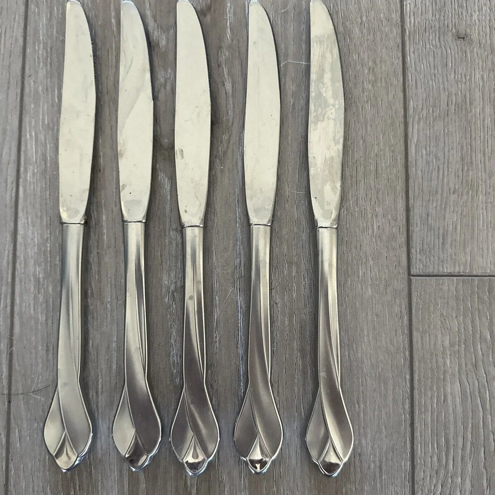 Oneida Satin GLOSSY‎ TRIBECA Stainless Flatware USA 8.9